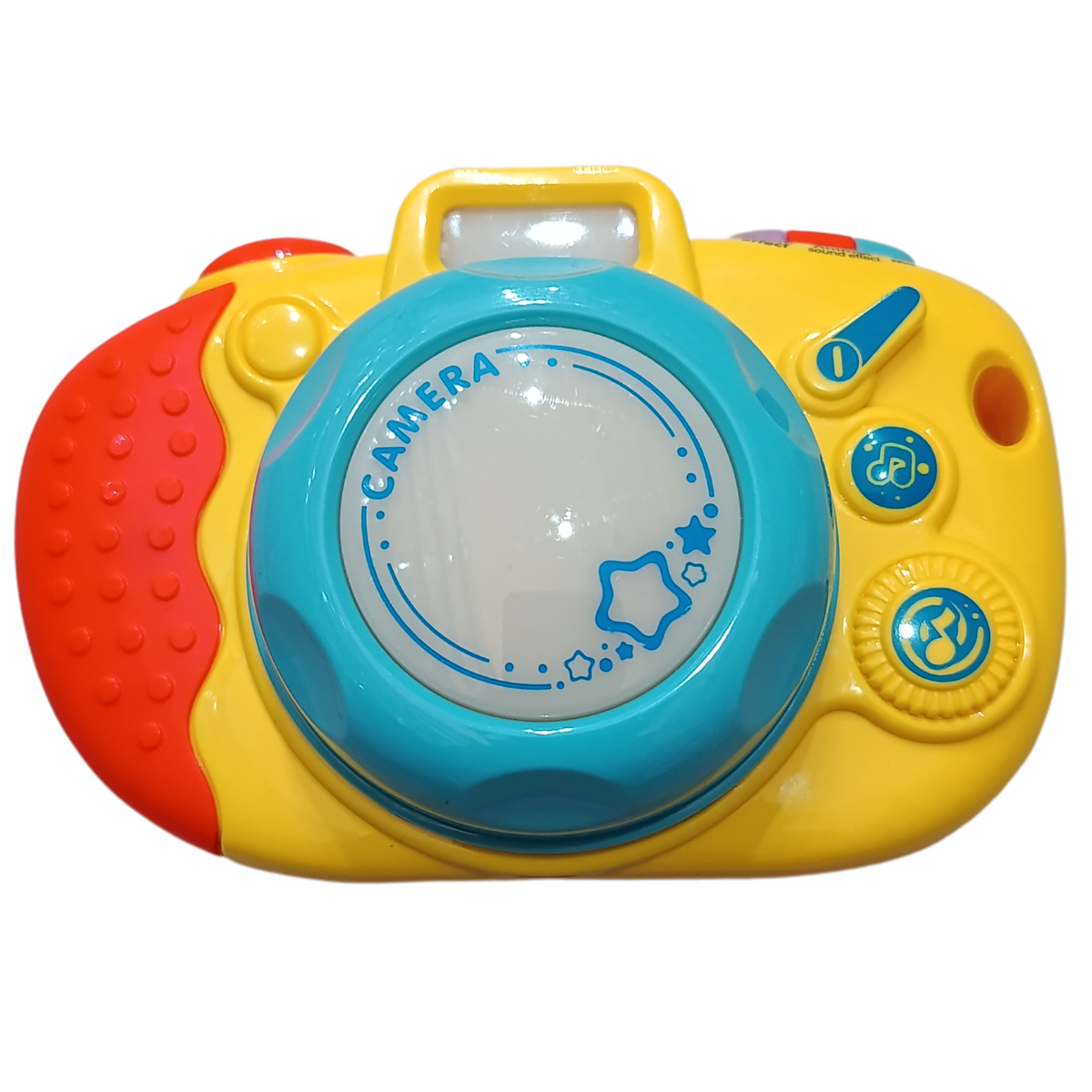 Yellow blue kids musical toy camera