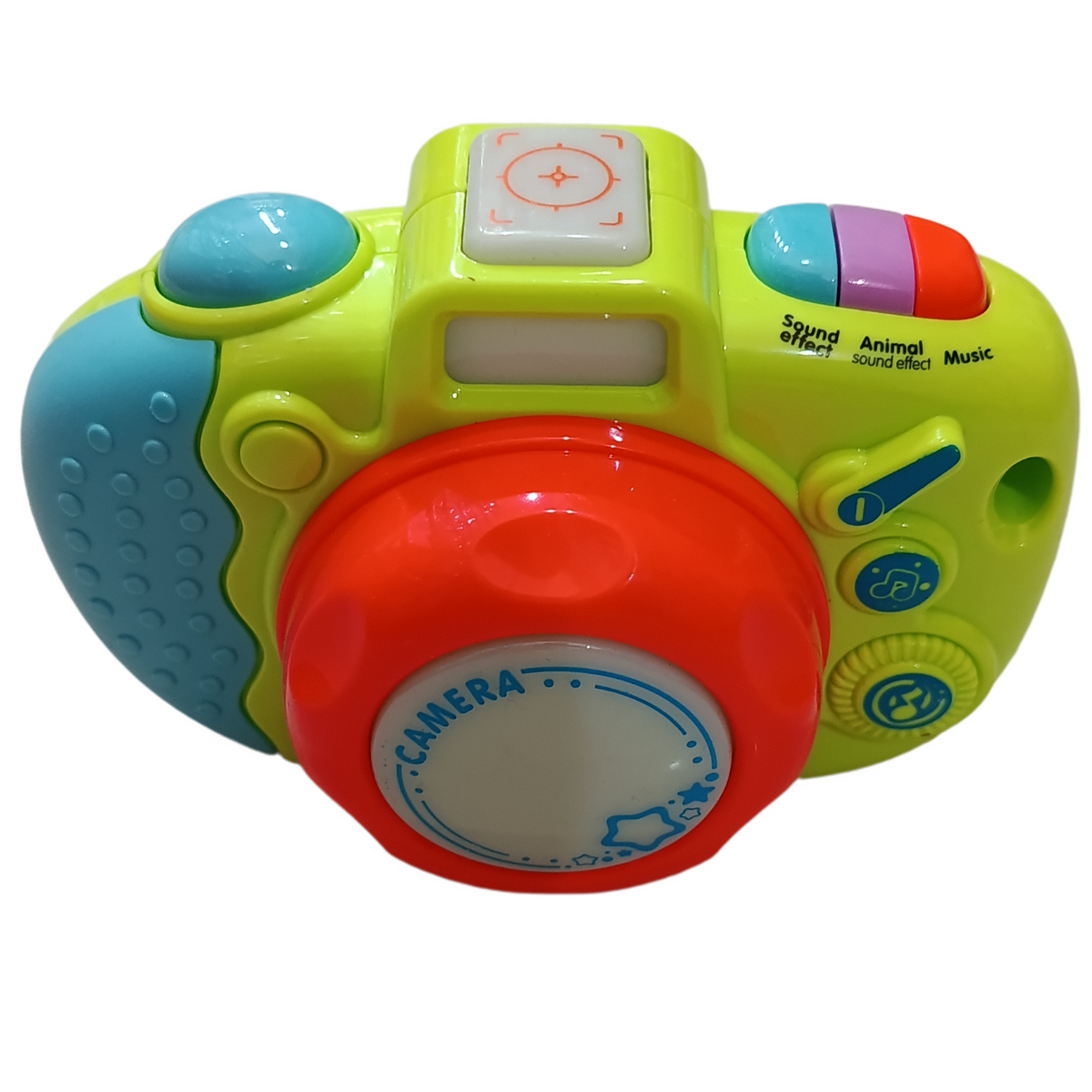 Green musical camera with animal sound modes