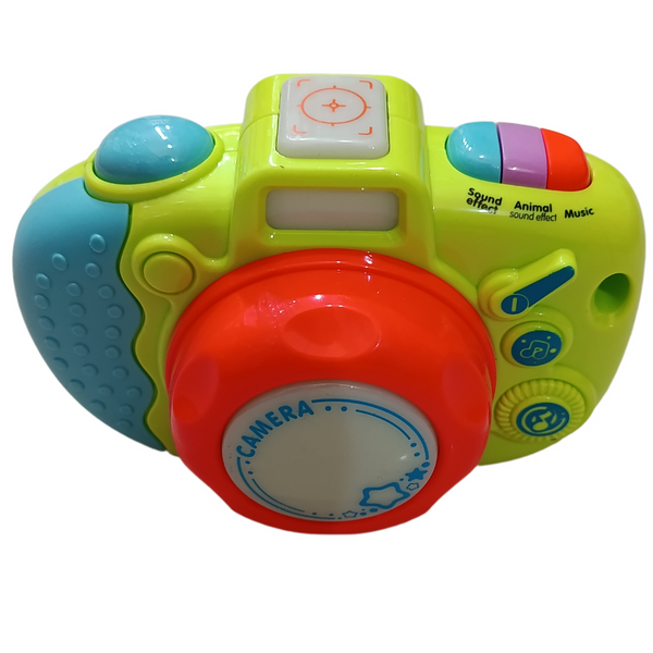 Green musical camera with animal sound modes