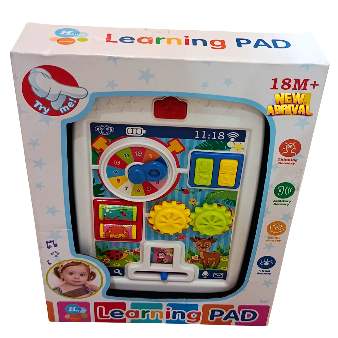 Happy Everyday Learning Pad actual product and front packaging