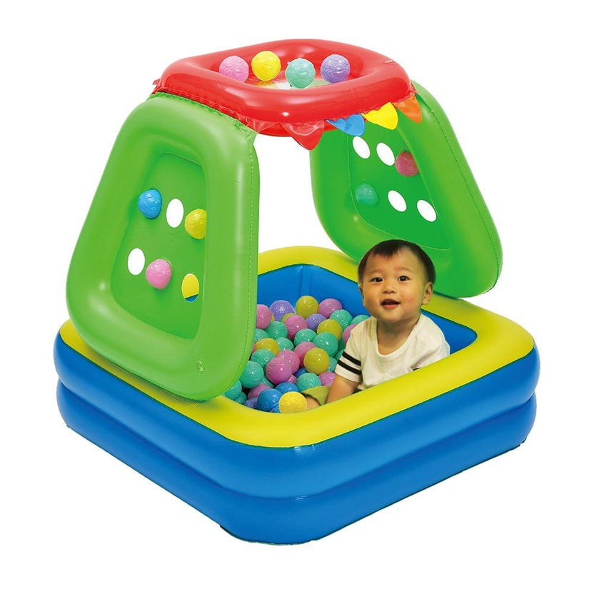 2 in 1 Pool & Housetop combination with 100 Balls Main image