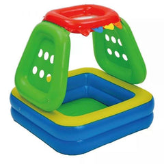 2 in 1 Pool & Housetop combination with 100 Balls