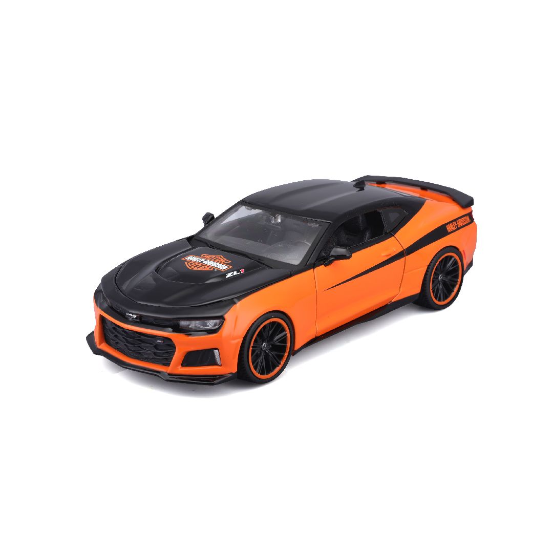 Maisto 1/24 H-D Custom 2017 Chevrolet Camaro ZL1 (Black/Orange)