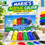 Marie's acrylic colour set six 30ml tubes white yellow red green blue black