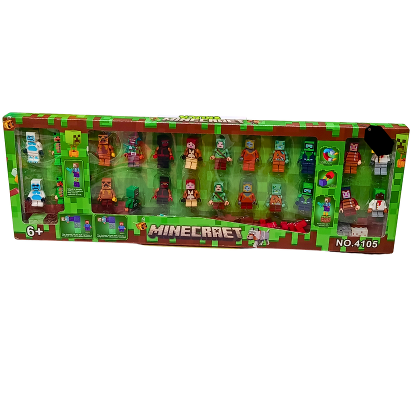 Minecraft themed mini figure collection No. 4105 Main image