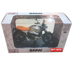 🏍️ BMW R nineT Scrambler Diecast Motorcycle Toy – 1:12 Scale Classic Bike by Maisto | For Kids Age 3+