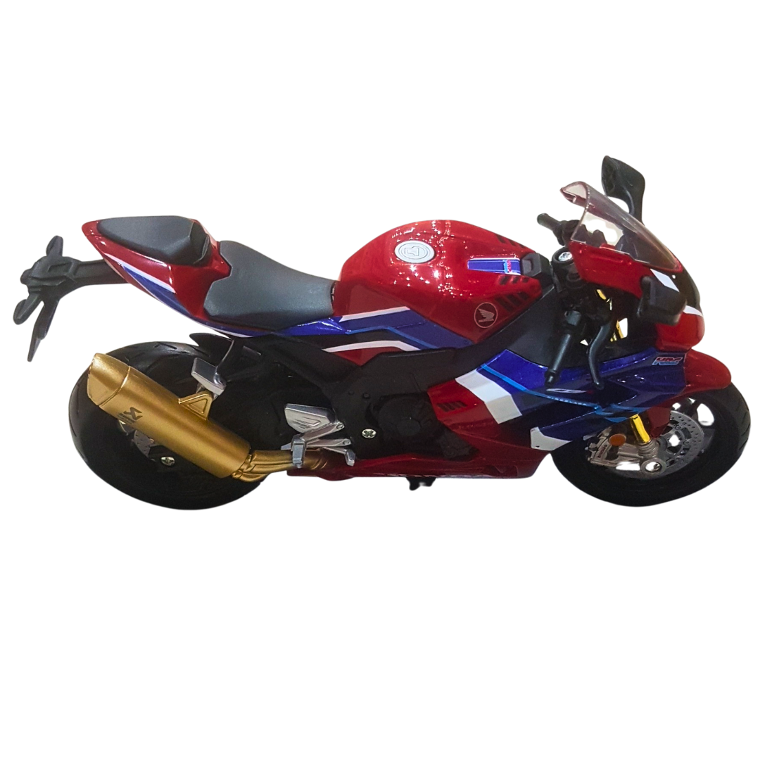🏍️ Honda CBR Fireblade Diecast Sports Bike – 1:12 Scale Motorcycle Toy by Maisto | Red & Blue Racing Design for Ages 3+