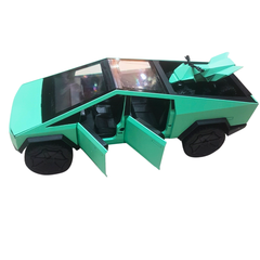 🚘 Cybertruck Diecast Toy Car – Pullback Electric Truck Model with Lights & Sound | Che Zhi 1:24 Scale Simulation Vehicle for Kids Age 3+