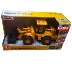 🚧 Excavator Loader Truck Toy – 1:16 Scale Engineering Vehicle with Lights & Sounds | Construction Toy for Kids Age 3+