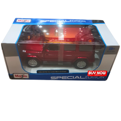 🚙 Mercedes-Benz G-Class 2019 Diecast Car – 1:24 Scale SUV Model by Maisto | Red Special Edition for Kids & Collectors