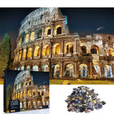 Newtion 1500 PCS 32" x 24" Jigsaw Puzzles for Kids Adult - Colosseum Puzzle, Educational Intellectual Decompressing Fun Game