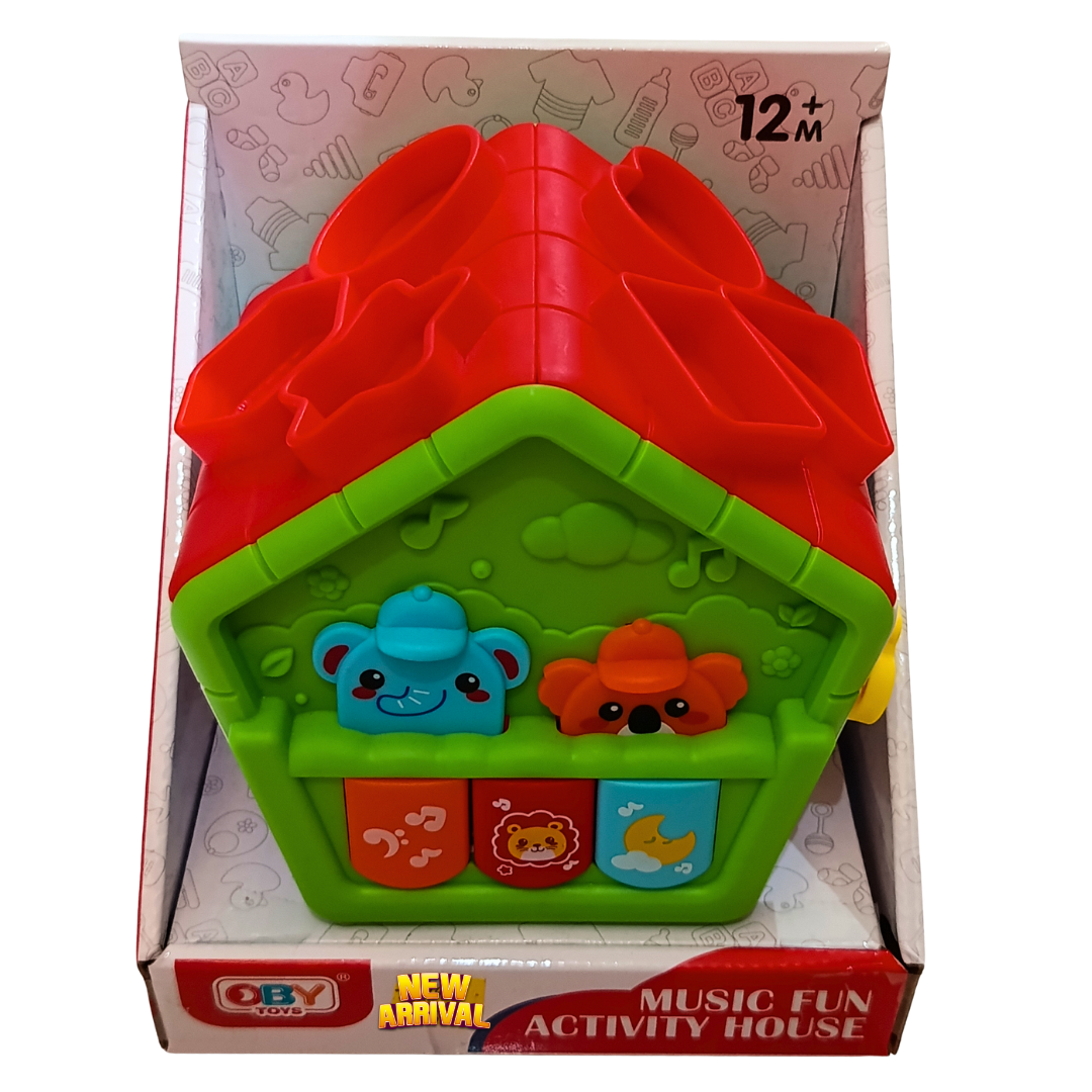 OBY Toys Music Fun Activity House second front view