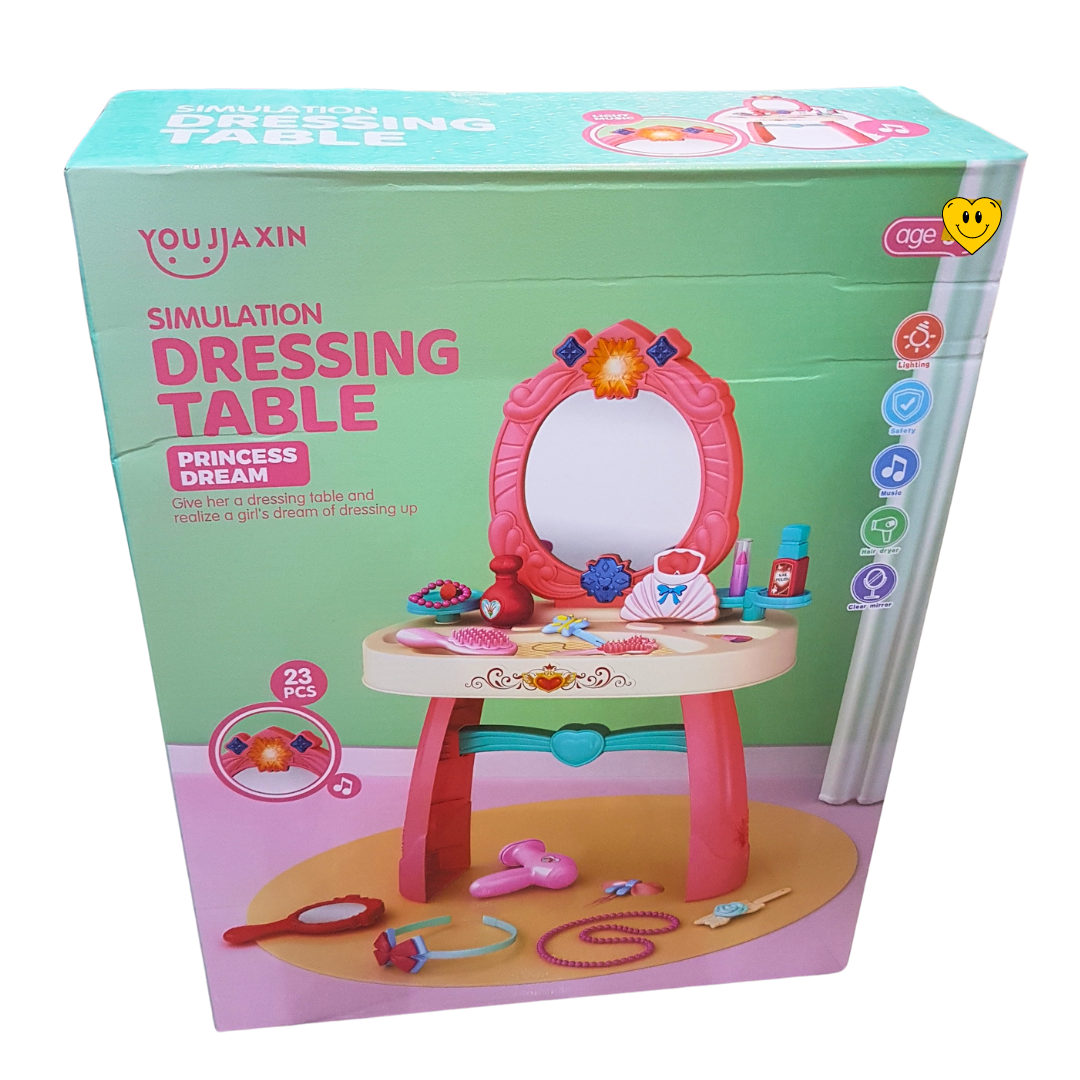 Enchanted Simulation Dressing Table – Interactive Musical Vanity Set for Children 3+