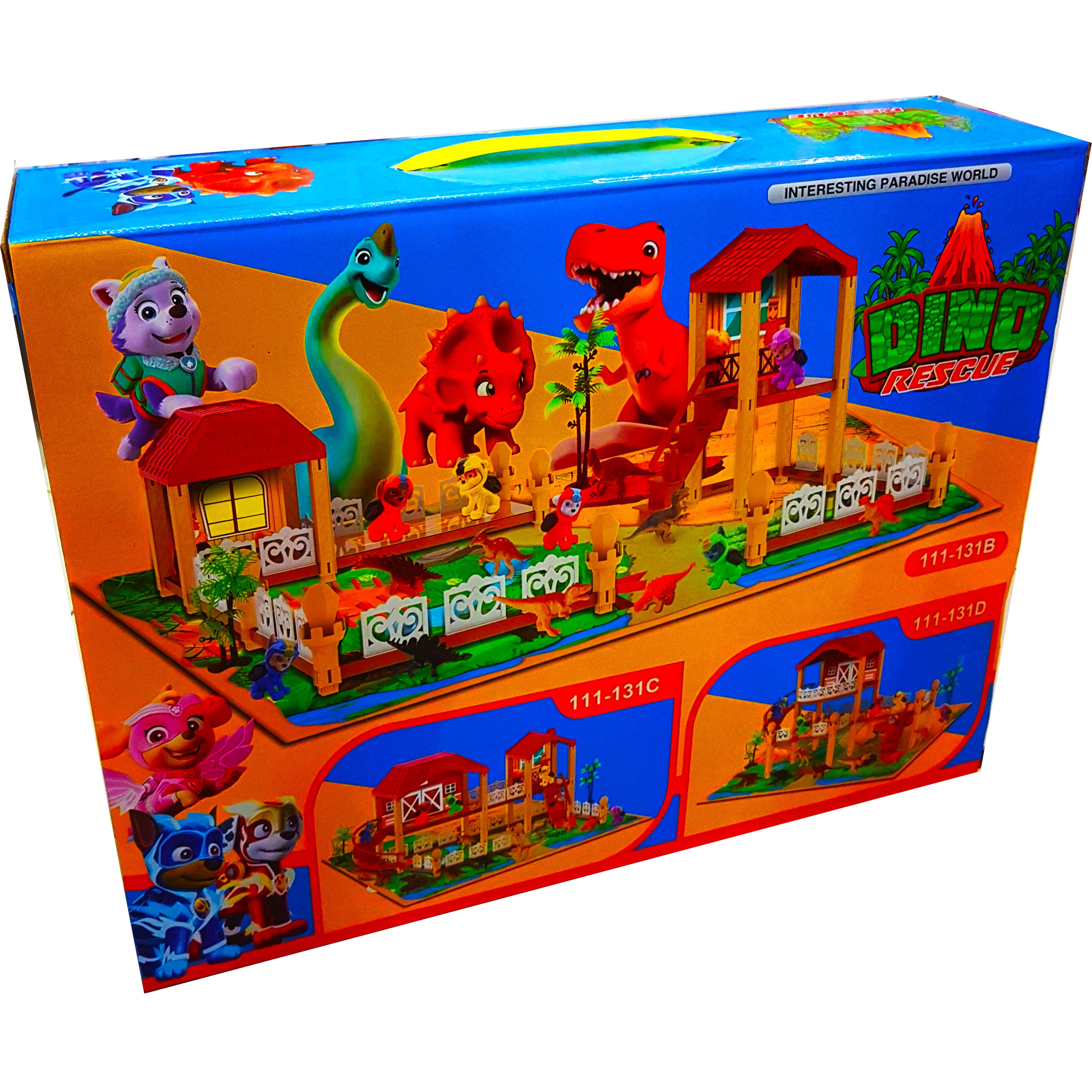 Dino Rescue Park Adventure Set: Hands-On Learning for Dinosaur Lovers, Ages 3+
