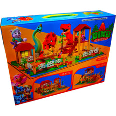 Dino Rescue Park Adventure Set: Hands-On Learning for Dinosaur Lovers, Ages 3+