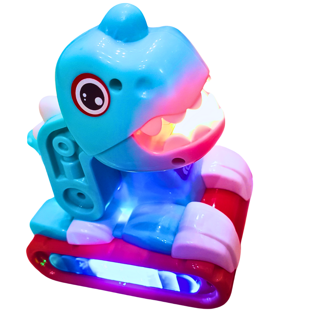 Dinosaur Engineering Excavator Toy – Interactive Bump & Go Dino Car with Lights and Music Secondary image