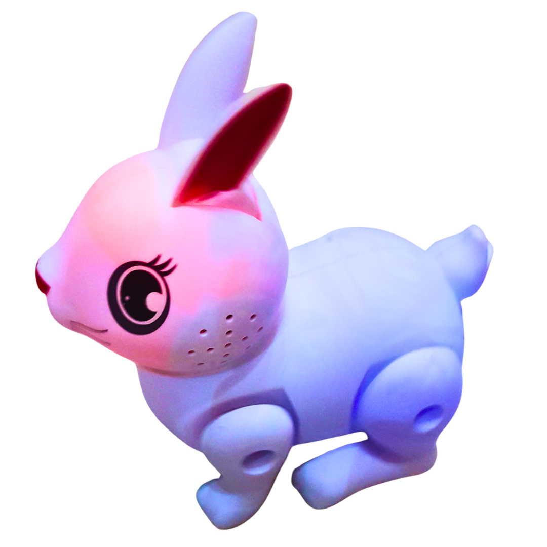 Cute Rabbit Interactive Toy with Lights and Sounds – Adorable Pet Companion for Kids 3+ Secondary image