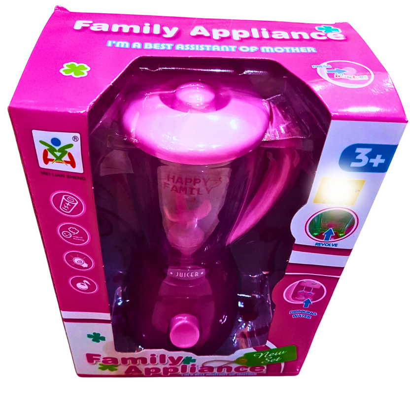 Kids Toy Blender – Family Appliance Pretend Kitchen Juicer with Realistic Rotating Action | Ages 3+ Main image