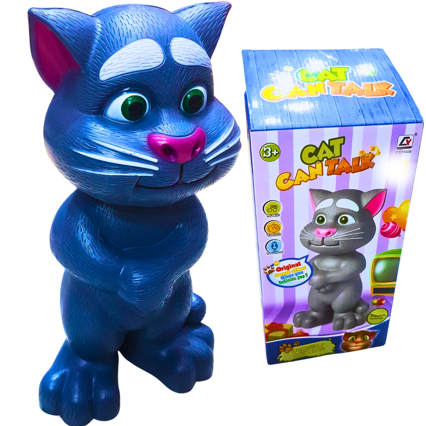 Talking Cat Interactive Toy with Touch and Sound Features – Fun Learning Companion for Kids (3+ Years) Main image