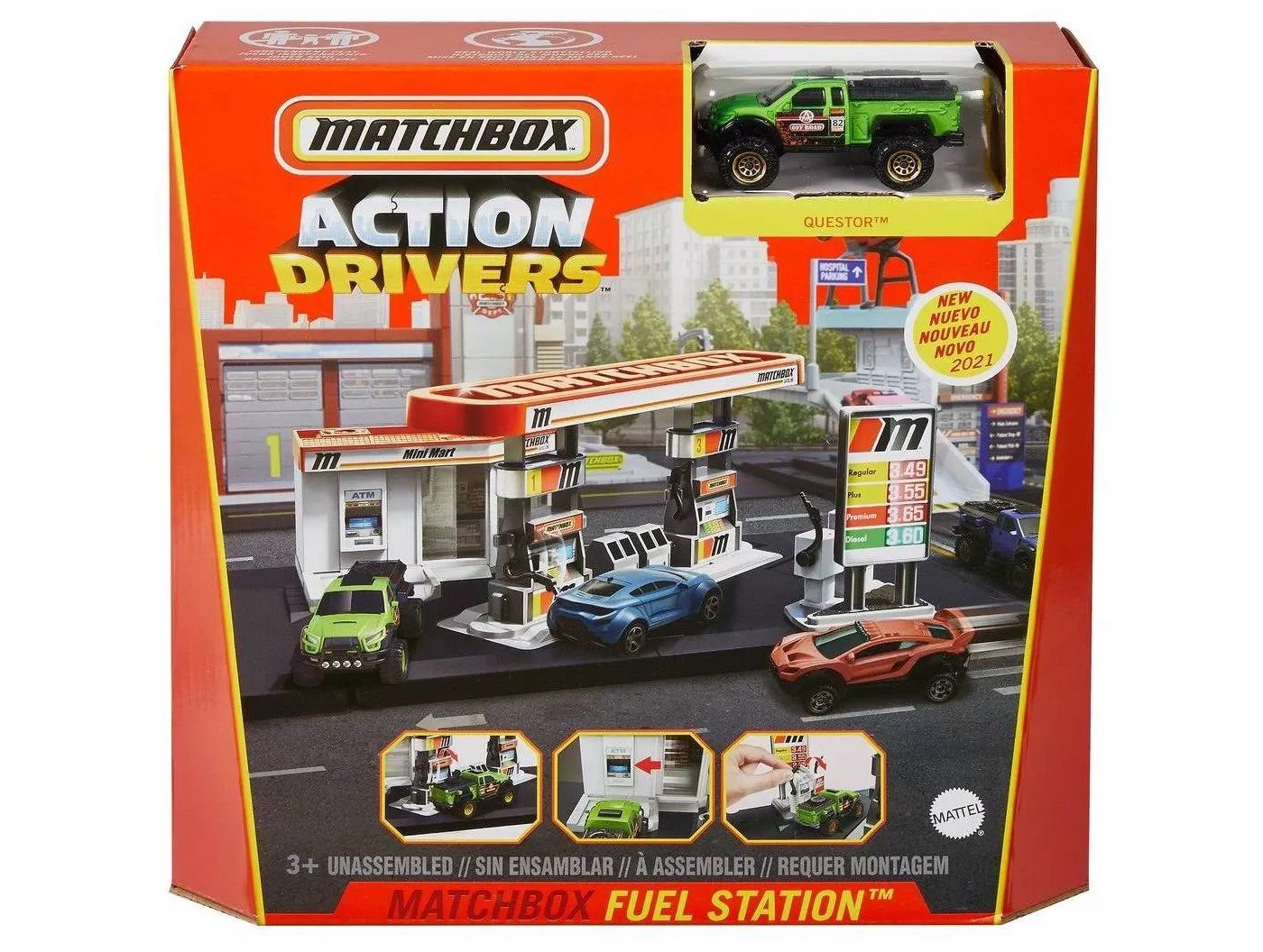 Matchbox Action Drivers Matchbox Fuel Station Playset GVY84