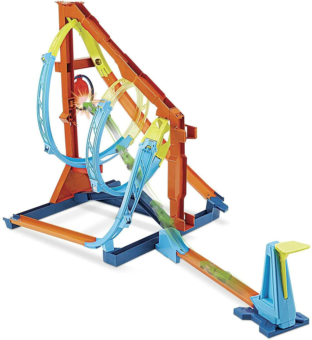 Hot Wheels Track Builder Unlimited Corkscrew Twist Track Set