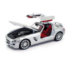 Maisto Mercedes Benz SLS AMG Silver Metallic Special Edition 1/18 Diecast Model Car
