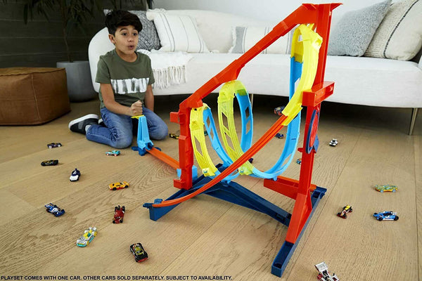 Hot Wheels Track Builder Unlimited Corkscrew Twist Track Set