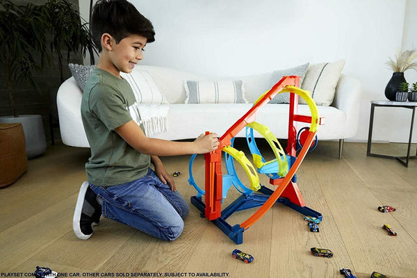 Hot Wheels Track Builder Unlimited Corkscrew Twist Track Set