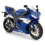 🇬🇧Beautiful Maisto 1:12 Diecast Metal Motorbike Yamaha Yzf-r1 Collectable