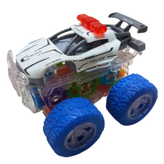 Neon Flash Racer: Transparent Light-Up Speedster - Electrifying Racing Fun for Kids (each sold separately)