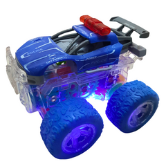 Neon Flash Racer: Transparent Light-Up Speedster - Electrifying Racing Fun for Kids (each sold separately)