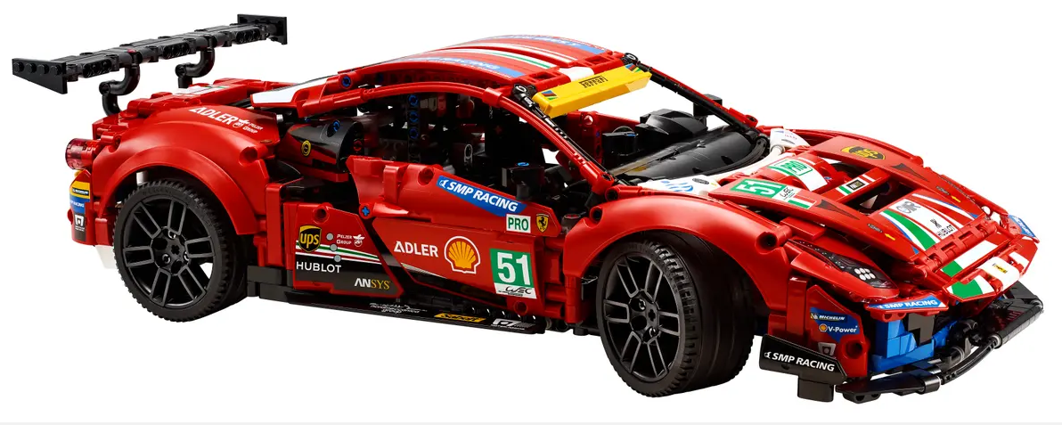 Build your own  Technic Ferrari 488 GTE AF CORSE #51