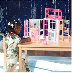 Fully Furnished Barbie® House with Barbie® & Puppy