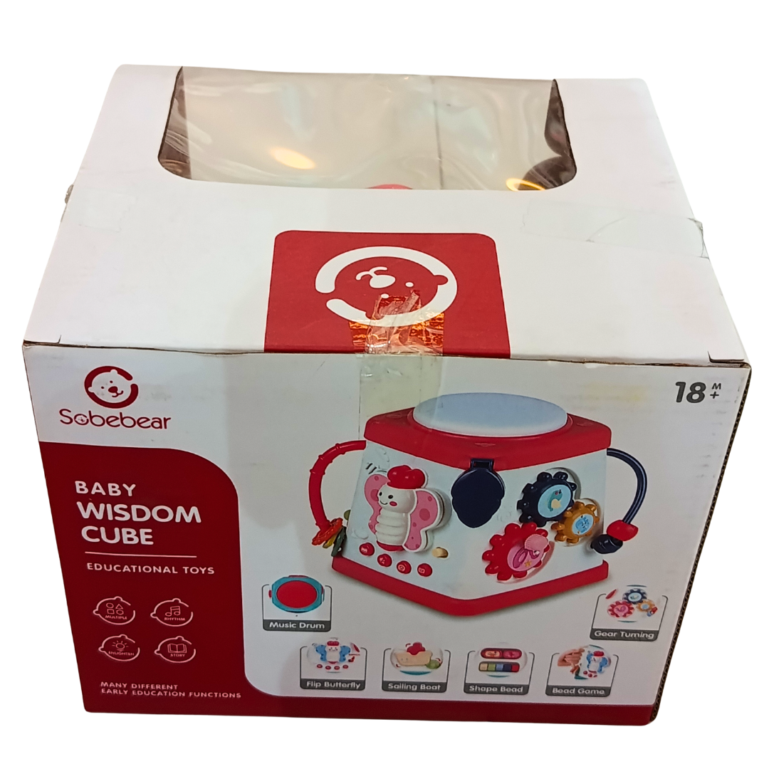 Sobebear Baby Wisdom Cube box activity feature diagram
