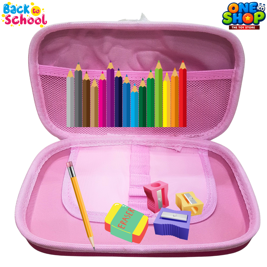 Mermaid Pencil Pouch for Girls – 3D Hard Case School Organizer | Magical Underwater Design for Back to School 2025