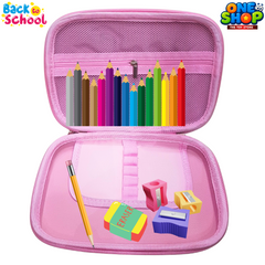 3D Unicorn Pencil Pouch for Girls – Pink Hard Shell Stationery Organizer | Magical Back to School Case 2025