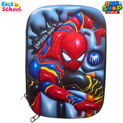Spider-Man Pencil Pouch for Boys – 3D Hard Shell Marvel School Case | Superhero Stationery Organizer for Back to School 2025
