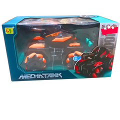 Mecha Tank RC Water Bomb Launcher – 360° Rotating Remote Control Battle Tank | High-Speed Stunt Vehicle with LED Lights