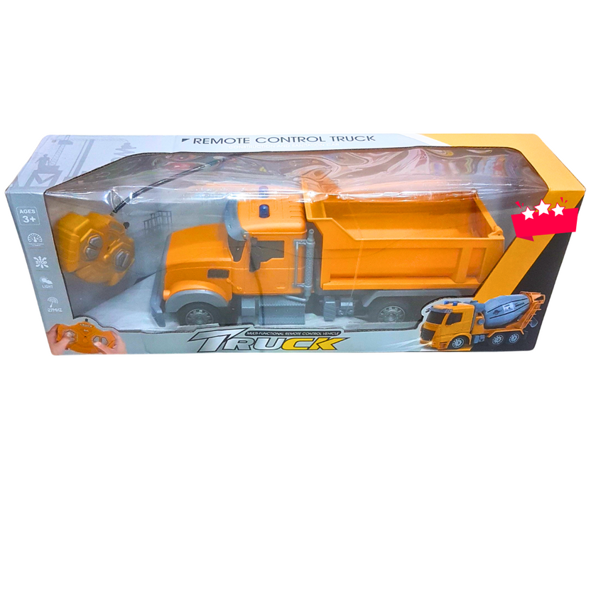Remote Control Dump Truck – 1:16 Construction Vehicle Toy | Multi-Functional RC Truck for Kids Main image