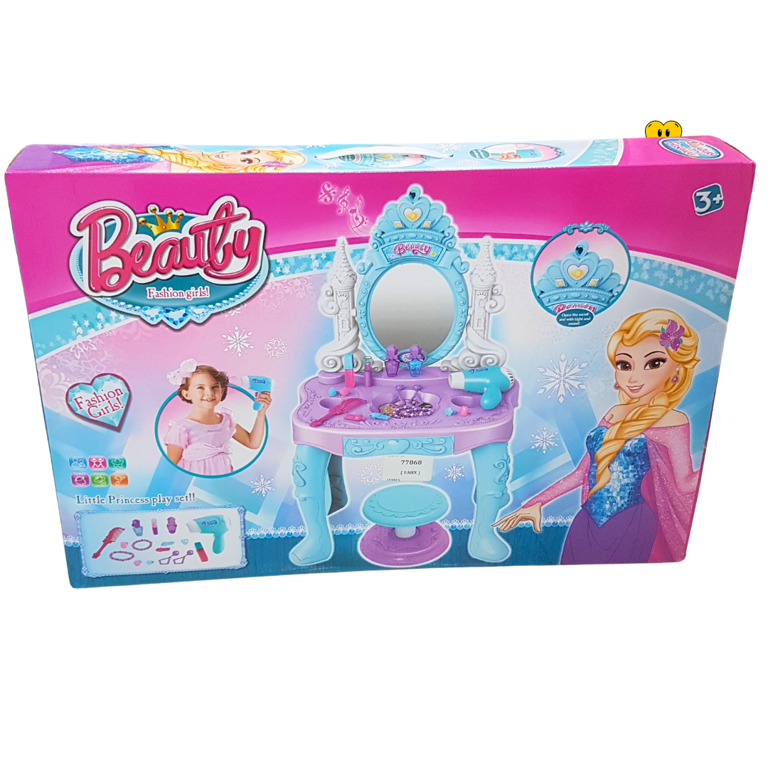 Frosty Fantasy Ice Princess Vanity Set - A Dreamy Dress-Up Adventure for Kids Secondary image