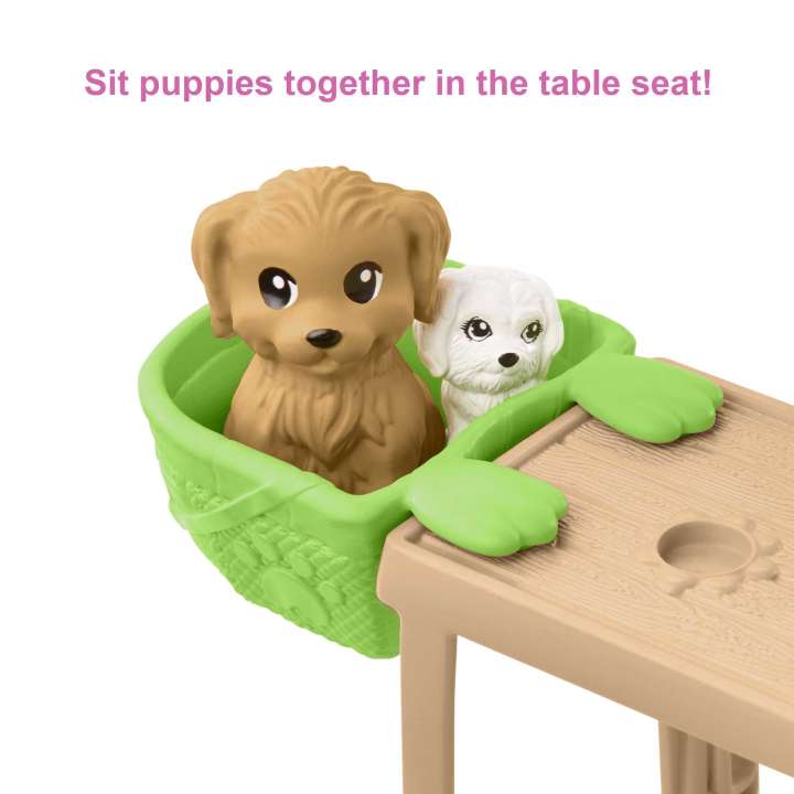 Barbie Chelsea Doll And Accessories, Skatepark Playset With 2 Puppies And 15+ Pieces