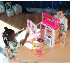 Fully Furnished Barbie® House with Barbie® & Puppy