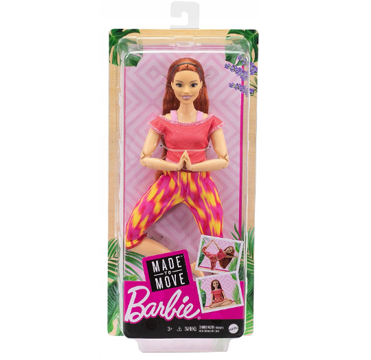 Barbie Made to Move Lalka w czerwonym ubranku GXF07