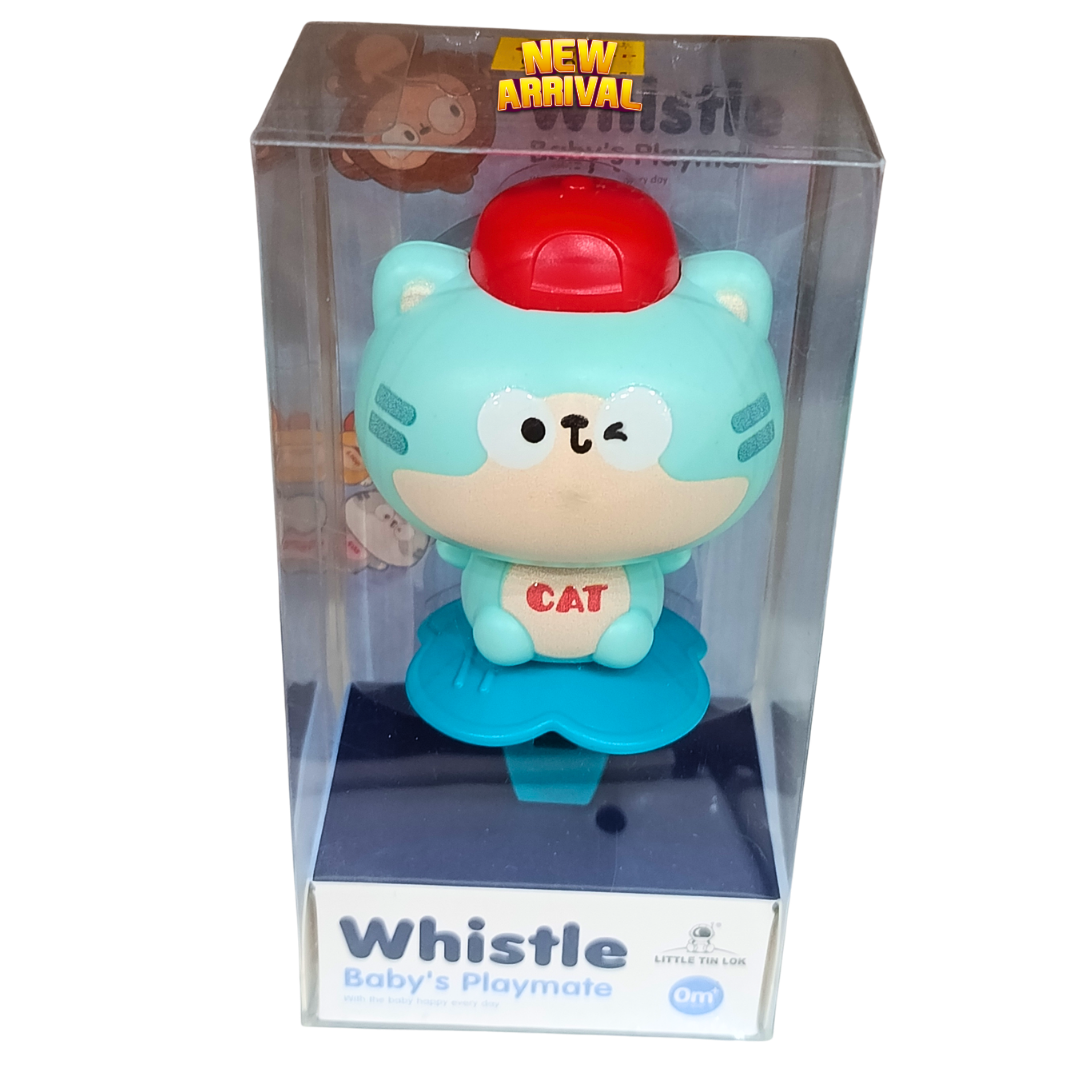 Whistle Baby's Playmate cat design individually boxed