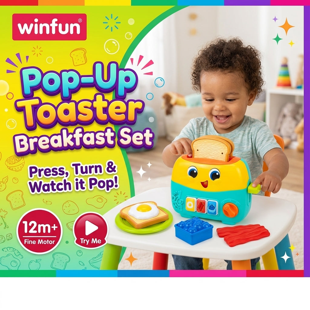 Winfun Pop-Up Toaster Breakfast Set promotional banner