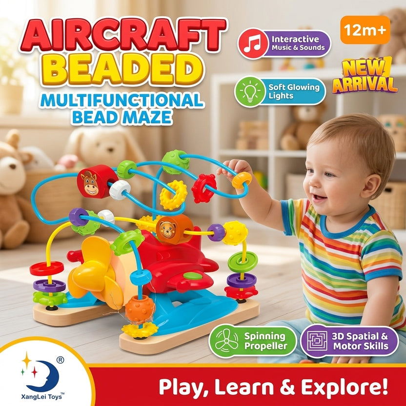 XangLei Aircraft Beaded multifunctional toy promotional banner Main image