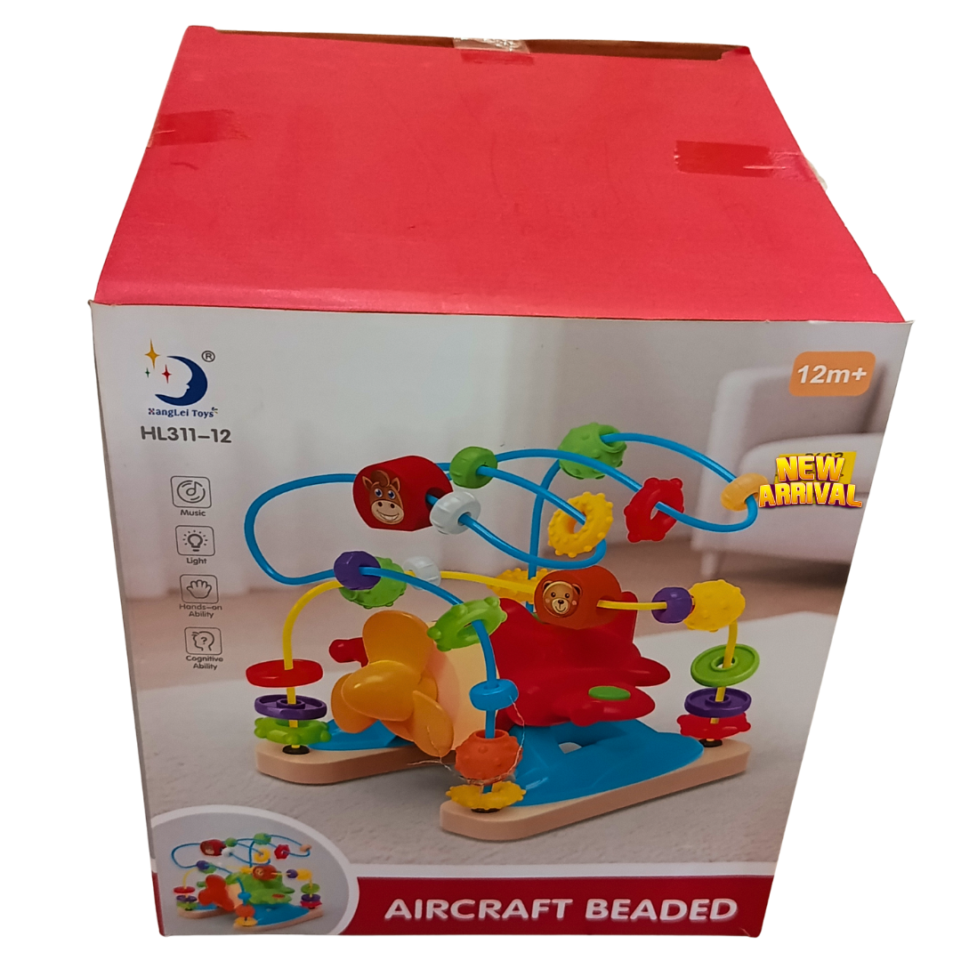 Aircraft Beaded original front packaging with HL311-12 model