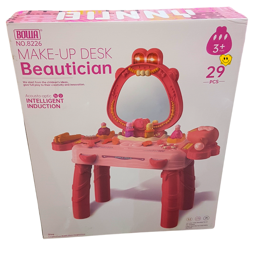 Little Trendsetter's Beauty Workshop - Creative Make-Up Desk Playset with Smart Induction Main image