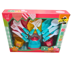 🍽️ Kids Kitchen Utensils Play Set – Pretend Cooking Tools with Pots, Pans, Cutlery & Accessories | Kitchen Play House Toy (Ages 3+)