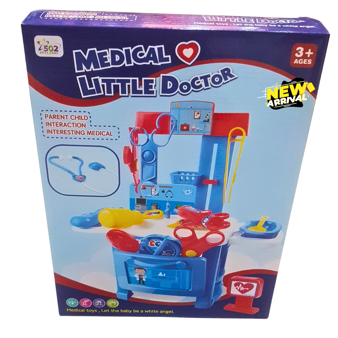 🩺 Little Doctor Medical Play Set for Kids – Pretend Clinic Station with Stethoscope, Tools & Accessories | Educational Doctor Toy (Ages 3+)
